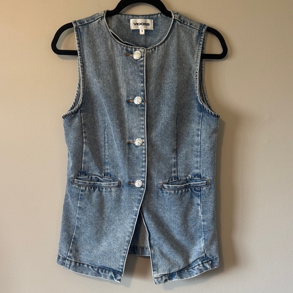 Vigoss Tops - Vigoss Denim Vest
